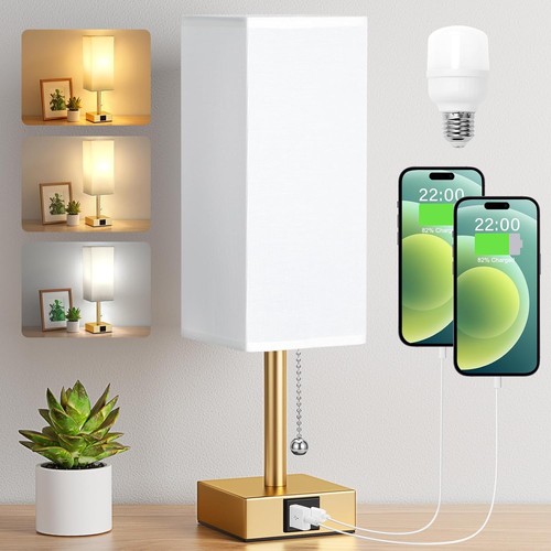 Aooshine gold bedside lamp - gold,