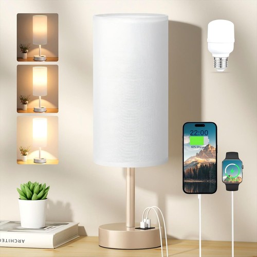 Aooshine gold bedside - gold, lamp