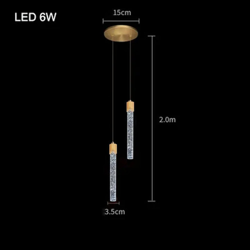 Nordic crystal pendant lights - nordic,