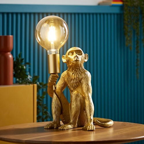 Animal table lamp monkey - lamp,