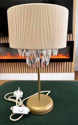 Gold table lamp - art, deco