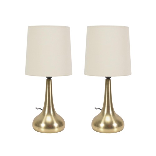 Brushed gold teardrop - teardrop, touch