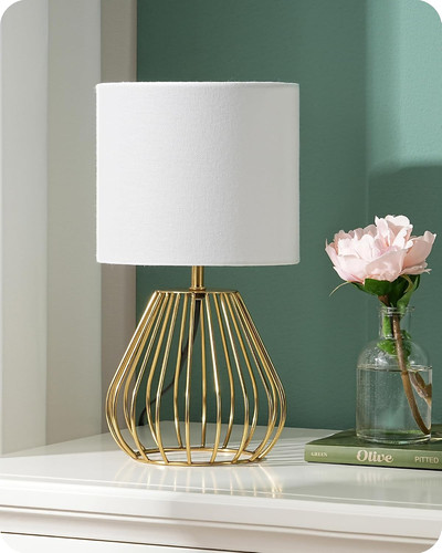 Bedside lamp gold teardrop - bedside,