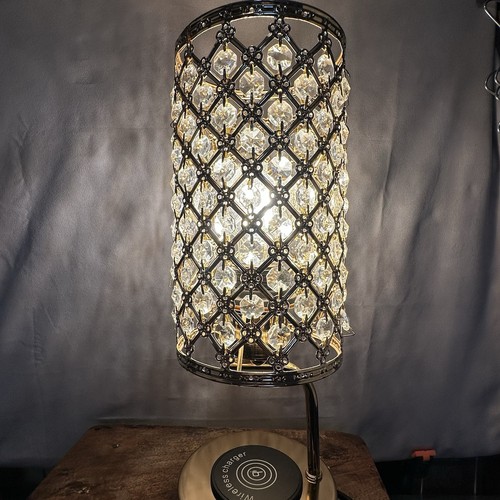 Crystal gold lamp bedside - ,
