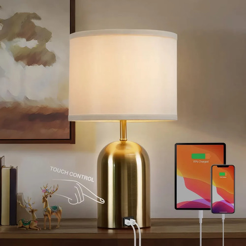 Gold touch table - gold, usb