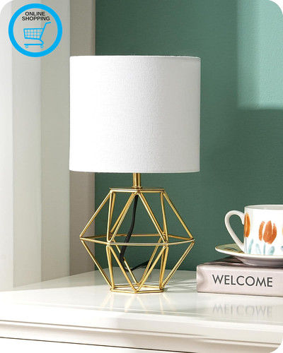 Bedside lamp gold diamond - bedside,