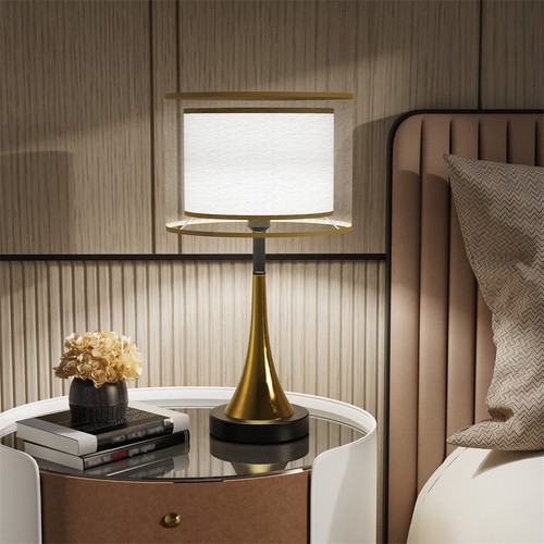 Modern table lamp spindle gold - table,