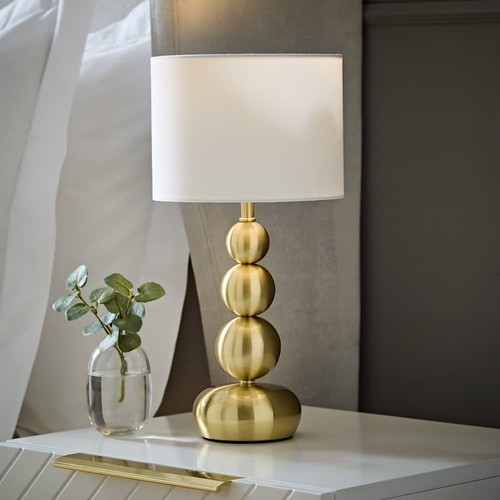 Modern table lamp stacked ball - modern,