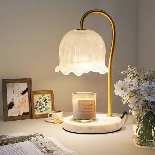 Tulip glass shade table - glass,