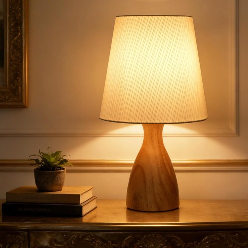 Aukimo wood bedside table lamp - aukimo,